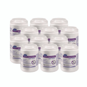 Diversey Oxivir TB Disinfectant Wipes, 7 x 6, White, 160/Canister, 12 Canisters/Carton