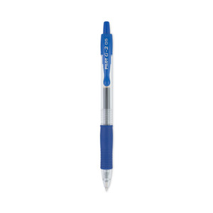 Pilot G2 Premium Gel Pen, Retractable, Extra-Fine 0.5 mm, Blue Ink, Smoke Barrel, Dozen (PIL31003) View Product Image