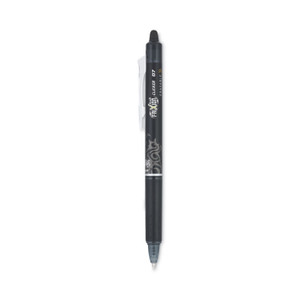 Pilot FriXion Clicker Erasable Gel Pen, Retractable, Fine 0.7 mm, Black Ink,  Black Barrel (PIL31450) - Envision Supply Source