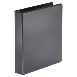 Universal Economy Round Ring View Binder, 3 Rings, 1.5" Capacity, 11 x 8.5, Black