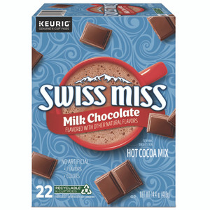 Swiss Miss Milk Chocolate Hot Cocoa K-Cups, 22/Box
