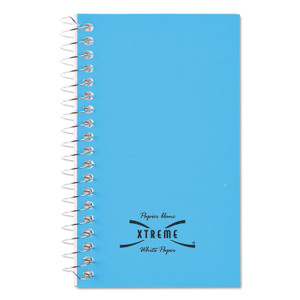 National Paper Blanc Xtreme White Wirebound Memo Books, Narrow Rule, Randomly Assorted Cover Color, (60) 5 x 3 Sheets