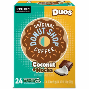 The Original Donut Shop K-Cup, Pod Coffee - Compatible with Keurig Brewer - Regular - Medium - K-Cup, Pod - Coconut Mocha