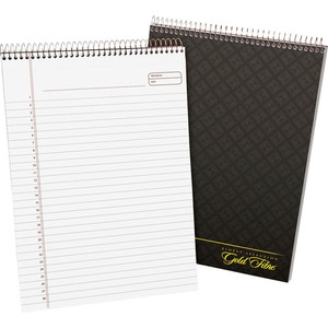 Ampad Gold Fibre Classic Wirebound Legal Pads - 70 Sheets - Wire Bound - 0.34" Ruled - 20 lb Basis Weight - 8 1/2" x 11 3/4" Sheet Size - (TOP20813)