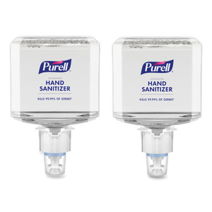 PURELL Advanced Hand Sanitizer Foam, For ES4 Dispensers, 1,200 mL Refill, Refreshing Scent, 2/Carton