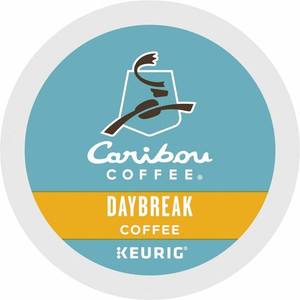 Caribou Coffee K-Cup Daybreak Coffee - Compatible with Keurig Brewer - Regular - Light/Mild - K-Cup
