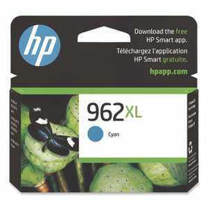HP 962XL, (3JA00AN) High-Yield Cyan Original Ink Cartridge