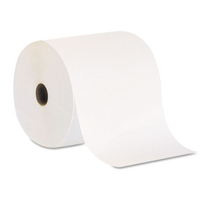 Georgia Pacific Professional Pacific Blue Basic Nonperforated Paper Towel Rolls, 1-Ply, 7.88" x 800 ft, White, 6 Rolls/Carton (GPC26601) View Product Image