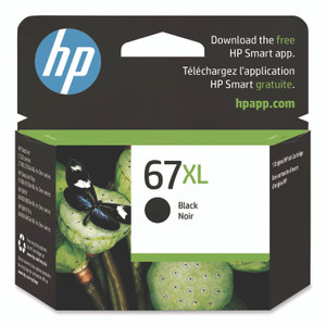HP 67XL, (3YM57AN) High-Yield Black Original Ink Cartridge