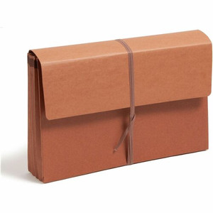 Smead Legal Recycled File Wallet - 8 1/2" x 14" - Capacity3 1/2" Expansion - Redrope - 30% Recycled