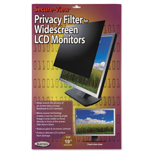 Kantek Secure View LCD Monitor Privacy Filter for 19" Widescreen Flat Panel Monitor, 16:10 Aspect Ratio
