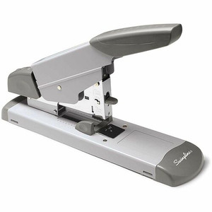 Swingline Heavy-Duty Stapler - Staples Upto 160 Sheet of 20lb Paper - Holds Upto 210 Staple - Full Strip - 2.63" Throat Depth - Platinum