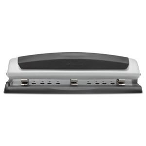 Swingline 10-Sheet Precision Pro Desktop Two- to Three-Hole Punch, 9/32" Holes