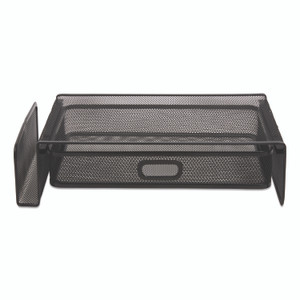 TRU RED Telestand Mesh Stand for Desktop Phone, 15.16 x 9.37 x 4.33, Black