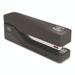 TRU RED Desktop Plastic Half Strip Stapler, 20-Sheet Capacity, Black