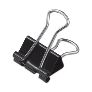 Universal Binder Clip Zip-Seal Bag Value Pack, Small, Black/Silver, 144/Pack (UNV10200VP) View Product Image