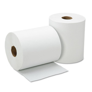 AbilityOne 8540015923323, SKILCRAFT, Continuous Roll Paper Towel, 1-Ply, 8" x 600 ft, White, 12 Rolls/Box (NSN5923323) View Product Image