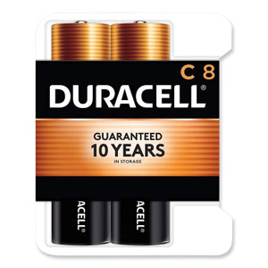 Duracell CopperTop Alkaline C Batteries, 8/Pack