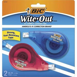 BIC Wite-Out EZ CORRECT Correction Tape White 2 / Pack