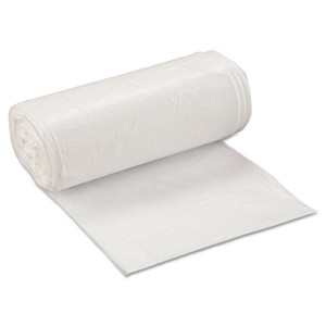 Inteplast Group Low-Density Commercial Can Liners, 16 gal, 0.5 mil, 24" x 32", White, 50 Bags/Roll, 10 Rolls/Carton (IBSSL2432XHW) View Product Image