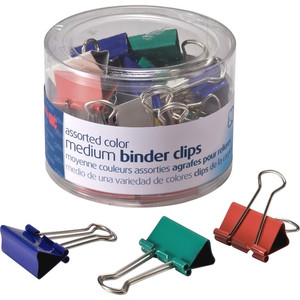Officemate Assorted Color Binder Clips (OIC31029) View Product Image