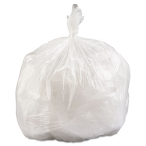 Inteplast Group High-Density Commercial Can Liners Value Pack, 33 gal, 14 mic, 33" x 39", Clear, 25 Bags/Roll, 10 Rolls/Carton (IBSVALH3340N16) View Product Image