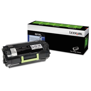 Lexmark 52D1X0L Return Program Extra High-Yield Toner, 45,000 Page-Yield, Black (LEX52D1X0L) View Product Image