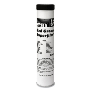 Misty NLGI #2 Red Grease, 14 oz Tube, 48/Carton