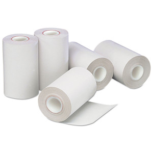 Iconex Direct Thermal Printing Paper Rolls, 0.5" Core, 2.25" x 55 ft, White, 50/Carton (ICX90783066) View Product Image