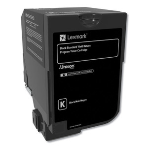 Lexmark 74C1HK0 Return Program Unison High-Yield Toner, 20,000 Page-Yield, Black (LEX74C1HK0) View Product Image