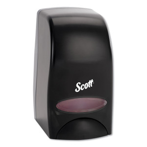 Scott Essential Manual Skin Care Dispenser, For Traditional Business, 1,000 mL, 5 x 5.25 x 8.38, Black (KCC92145) View Product Image