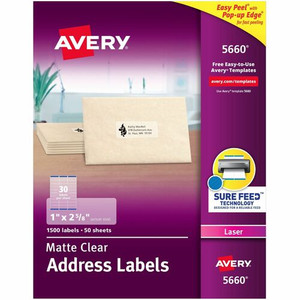 LABEL;EZPEEL;LASER;1X2.6;CL