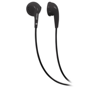 Maxell EB-95 Stereo Earbuds, 3 ft Cord, Black (MAX190560) View Product Image