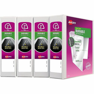 Avery Durable View 3 Ring Binder - 2" Binder Capacity - Letter - 8 1/2" x 11" Sheet Size - 530 Sheet Capacity - 530 Ring(s)