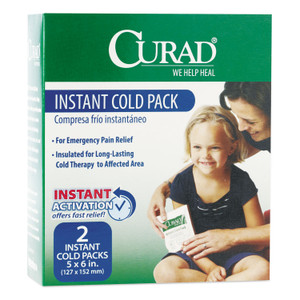 Curad Instant Cold Pack, 5 x 6, 2/Box (MIICUR961R) View Product Image