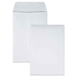 Quality Park Redi-Seal Catalog Envelope, #1 3/4, Cheese Blade Flap, Redi-Seal Adhesive Closure, 6.5 x 9.5, White, 100/Box (QUA43317) View Product Image