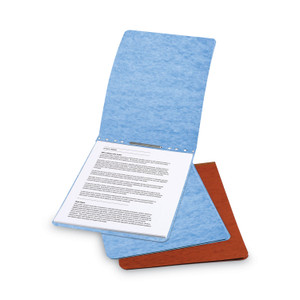 ACCO PRESSTEX Report Cover with Tyvek Reinforced Hinge, Top Bound, Two-Piece Prong Fastener, 2" Capacity, 8.5 x 11, Light Blue (ACC17022) View Product Image