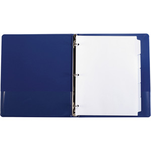 Business Source Erasable Tab Indexes, 3HP, 5-Tabs, 11"x8-1/2", 1 ST, White (BSN20072) View Product Image