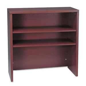 HON 10500 Series Bookcase Hutch, 36w x 14.63d x 37.13h, Mahogany