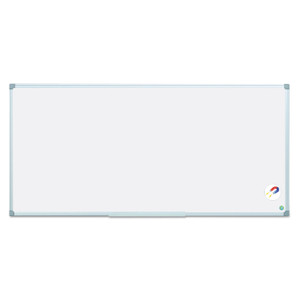 MasterVision Earth Gold Ultra Magnetic Dry Erase Boards, 96" x 48", White Surface, Satin Aluminum Frame
