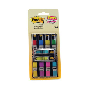 Post-it Flags Page Flag Value Pack, 0.5 x 1.75, Assorted Colors, 280 Page Flags, 48, 1/2" Arrows/Pack