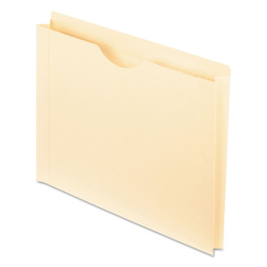 Pendaflex Manila Reinforced File Jackets, 2-Ply Straight Tab, Letter Size, Manila, 50/Box PFX22150