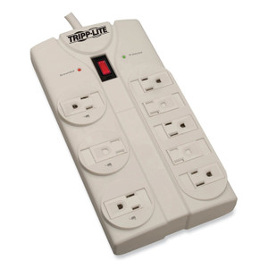 Tripp Lite Protect It! Surge Protector, 8 AC Outlets, 25 ft Cord, 1,440 J, Light Gray (TRPTLP825) View Product Image