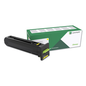 Lexmark 72K1XY0 Return Program Unison Extra High-Yield Toner, 22,000 Page-Yield, Yellow (LEX72K1XY0) View Product Image