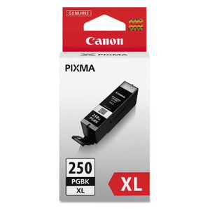 Canon 6432B001 (PGI-250XL) ChromaLife100+ High-Yield Ink, 500 Page-Yield, Black View Product Image