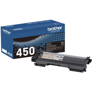 Brother TN450 Original High Yield Laser Toner Cartridge - Black - 1 Each