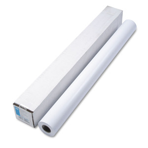 HP DesignJet Inkjet Large Format Paper, Instant-Dry, 7 mil, 42" x 100 ft, Satin White (HEWQ6581A) View Product Image