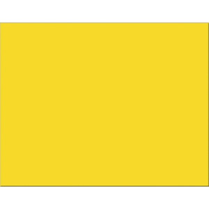 Pacon Railroad Board - Project, Art, Mat, Mounting, Block Printing, Painting, Marker, Stenciling, Poster - 28" Height x 22" Width x 1" Length - Yellow