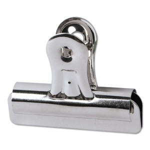 Universal Bulldog Clips, Medium, Nickel, 36/Pack (UNV31264) Product Image