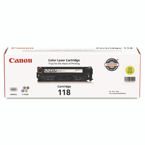 Canon 2659B001 (118) Toner, 2,900 Page-Yield, Yellow